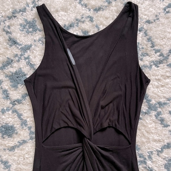 Mini Black Low Back Dress - Picture 4 of 4